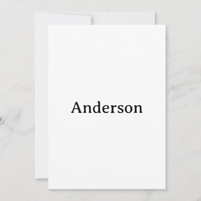 Create Your Own Squared 5" x 7"  Invitation (Front)