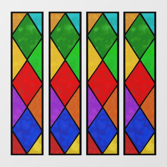Create Your Own Stained Glass Effect Window Border (Sheet)