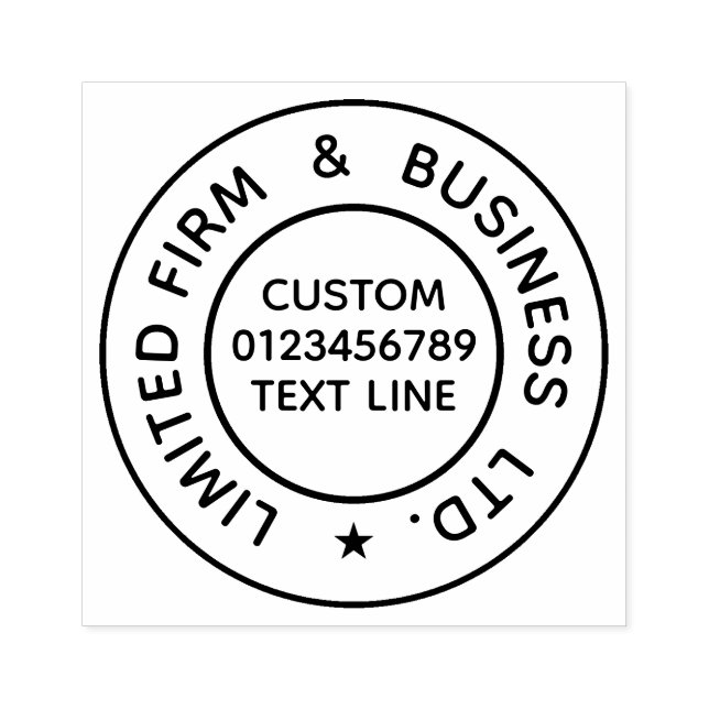 Create Your Own Stamp Template text (Imprint)