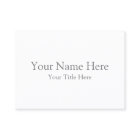 Create Your Own Standard Business Card