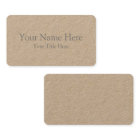 Create Your Own Standard Business Card
