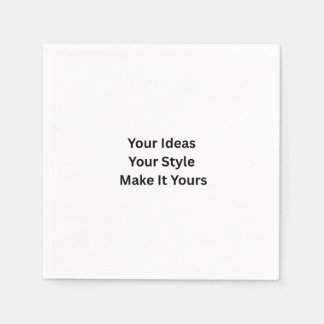 Create Your Own Standard Cocktail Paper Napkin