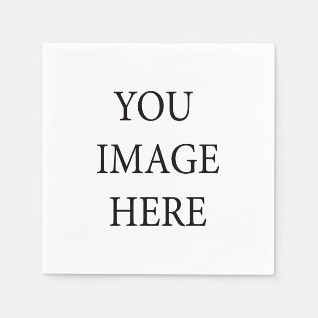 Create Your Own Standard Cocktail Paper Napkin (Front)