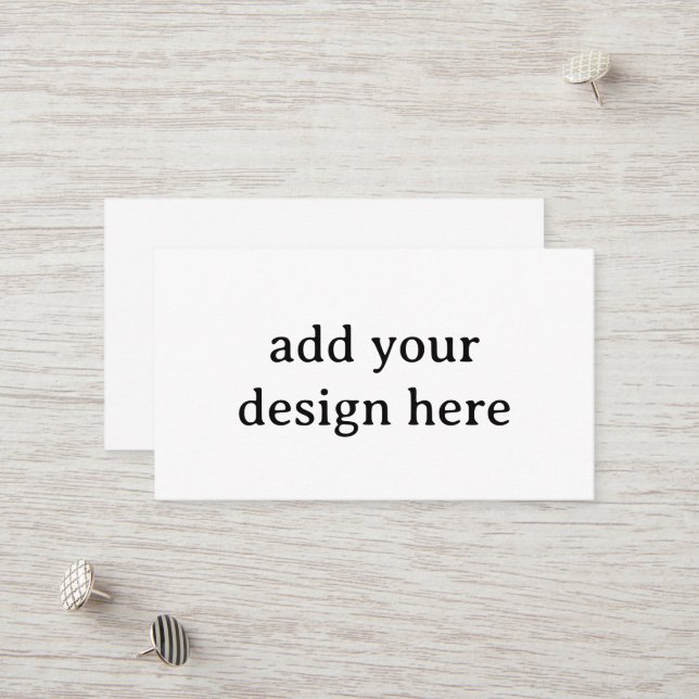 Create Your Own Standard Squared 3.5" x 2.0" Discount Card (Front/Back In Situ)