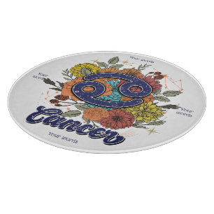 Create Your Own Starry Floral Cancer Altar Board