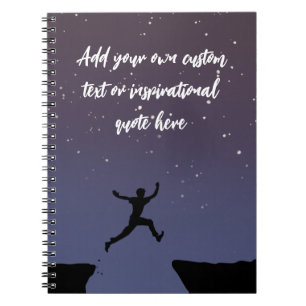 Create Your Own Starry Night Motivational Quote Notebook