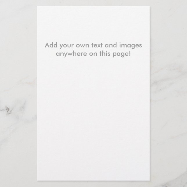 Create Your Own Stationery (Front)