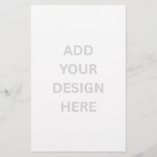 Create Your Own Stationery Paper Size 5.5" x 8.5"