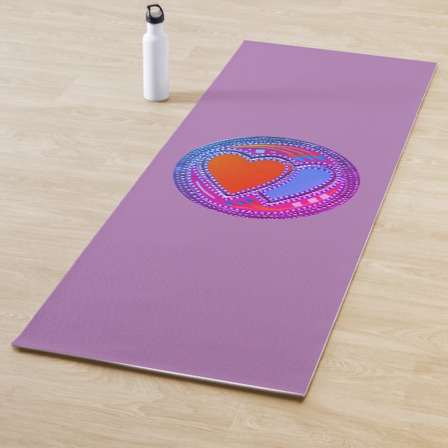 Create your own Stay Safe Love All to Save All Yoga Mat (In Situ)
