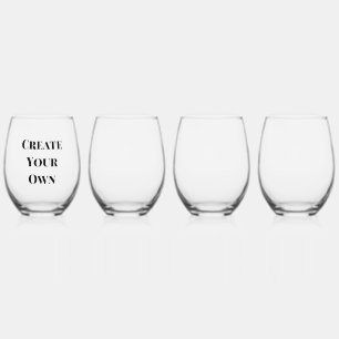 Create Your Own Stemless Wine Glass