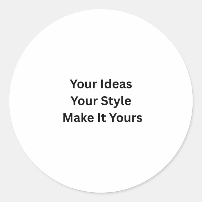 Create Your Own Sticker (Front)