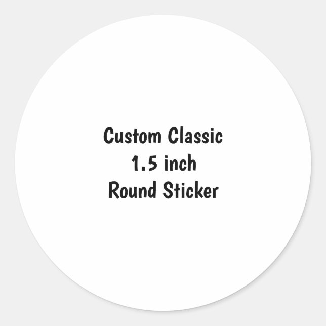 Create Your Own Sticker (Front)