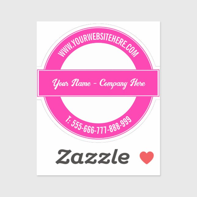 Create Your Own Sticker Template Custom Text Colou (Sheet)