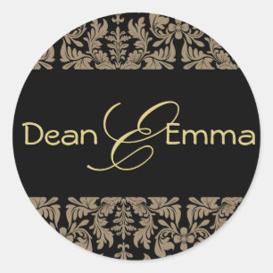 Create your own stickers baroque design stickers