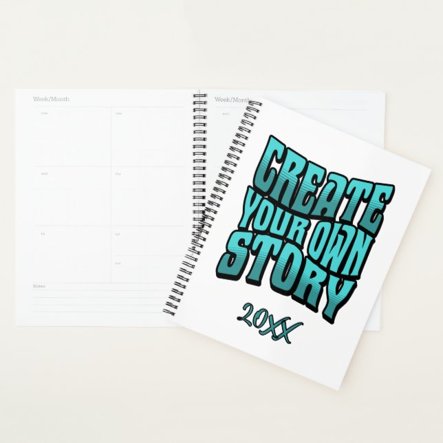 Create Your Own Story - Black Outline Planner (Display)