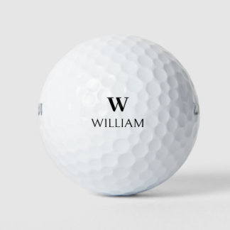 Create Your Own Stylish Monogram Initials Golf Balls
