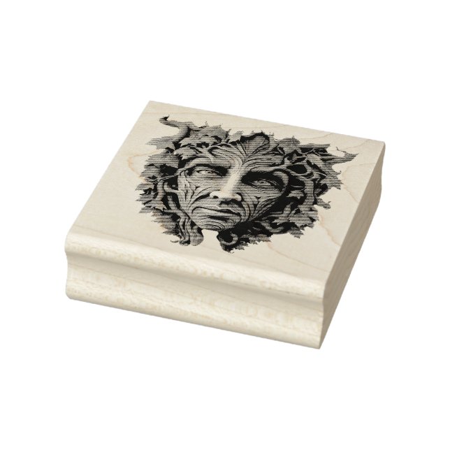 Create Your Own Summer Green Man Rubber Stamp (Stamp)