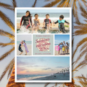 Create your own summer vacation photo postcard