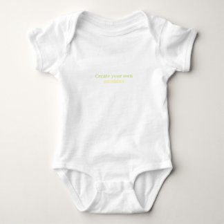 Create your own sunshine baby bodysuit