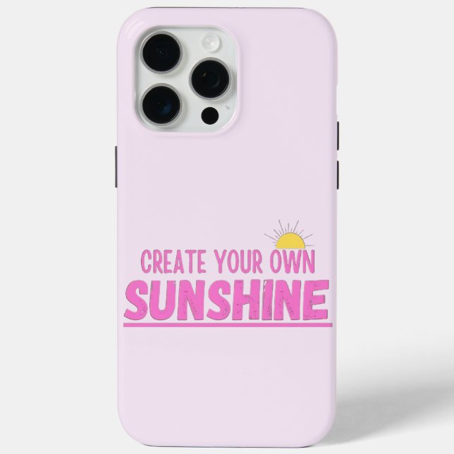 Create Your Own Sunshine Case-Mate iPhone Case (Back)