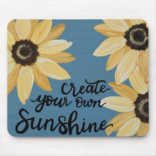 Create Your Own Sunshine Mousepad  (Front)