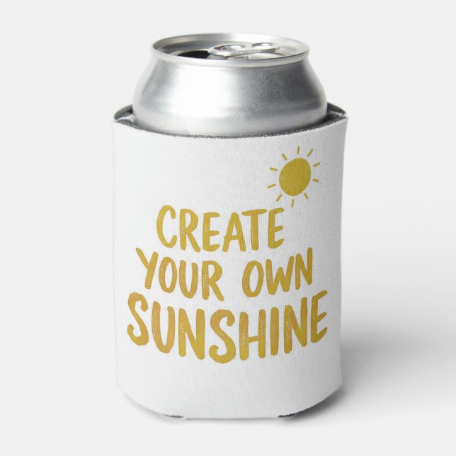 Create your own sunshine quote on can cooler (Can Front)
