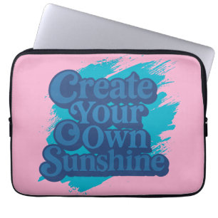 Create Your Own Sunshine Retro faboolous Laptop Sleeve