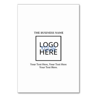 Create your own table number