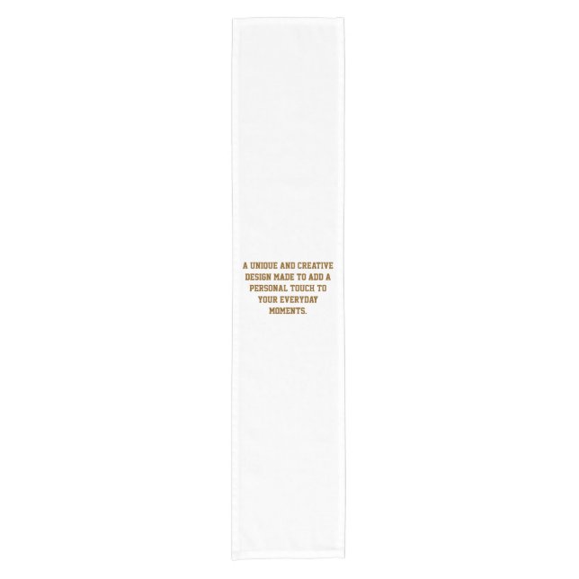 Create Your Own Table Runner (Front)