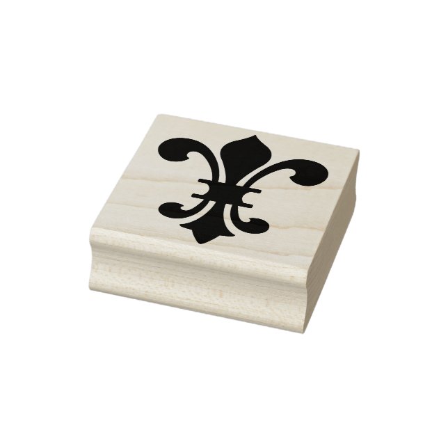 Create Your Own Tall Slender Fleur De Lis Rubber Stamp (Stamp)