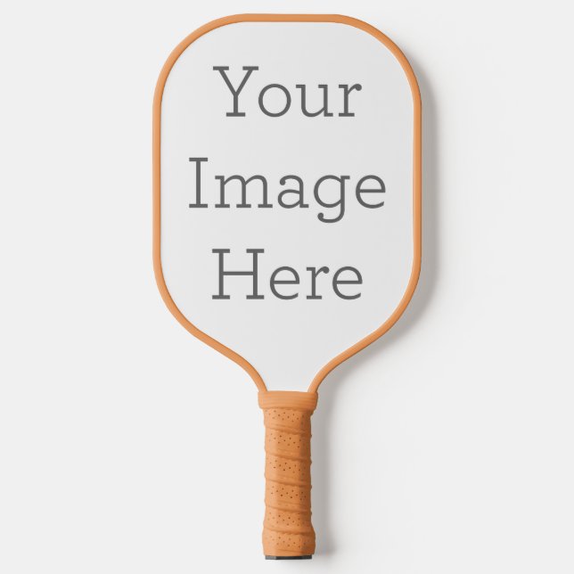 Carbon Fiber Pickleball Paddle, Colour: Tan, Cover: Remove Optional Cover, Ball: None (Front)