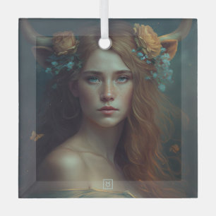 Create Your Own Taurus Sun Sign Zodiac Goddess Glass Tree Decoration