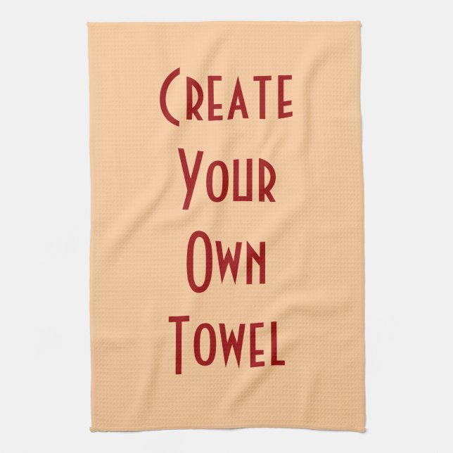 Create Your Own Tea Towel (Vertical)