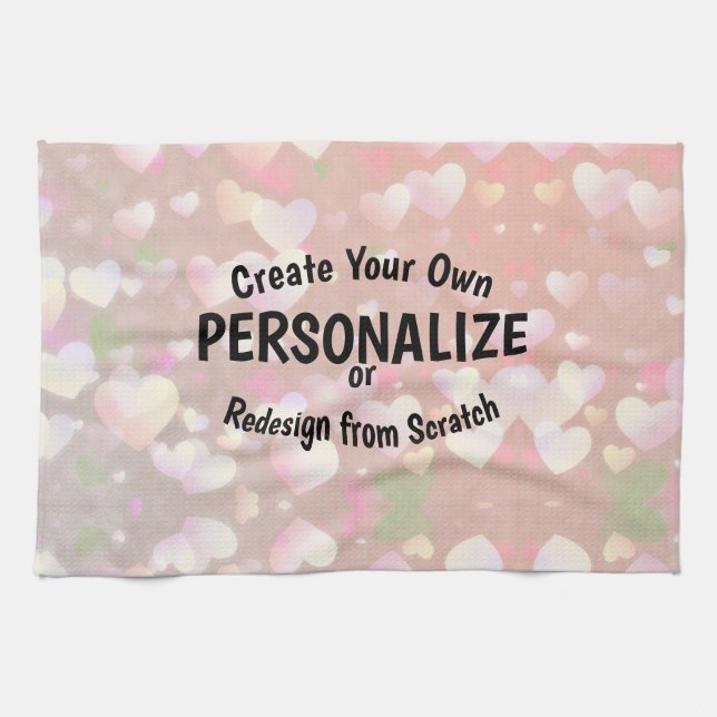 Create Your Own Tea Towel (Horizontal)