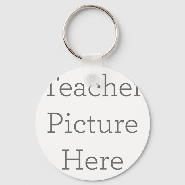 Metal Circle Keychain, 5.08 cm (Front)