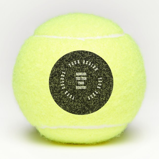 Create Your Own Tennis Balls (Front)