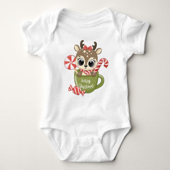 Create your own text and design :-) baby bodysuit (Front)