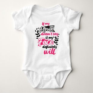 Create your own text and design :-) baby bodysuit