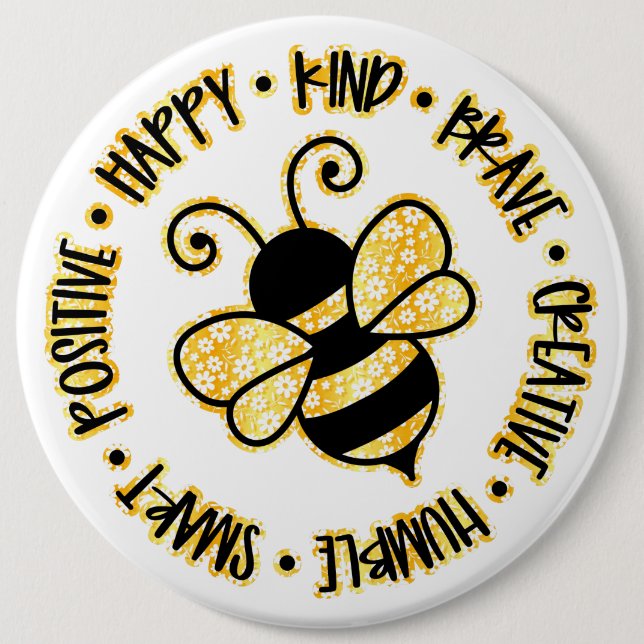 Create your own text and design :-) pinback button (Front)