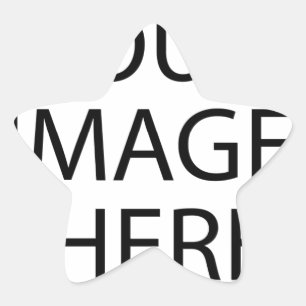 Create your own text and design :-) star sticker