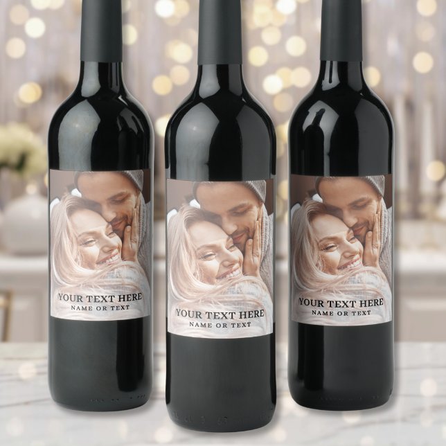 Create Your Own Text Photo Wine Label (Create Your Own Text Photo Wine Label )