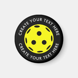 Create Your Own Text Pickleball Player  Magnet