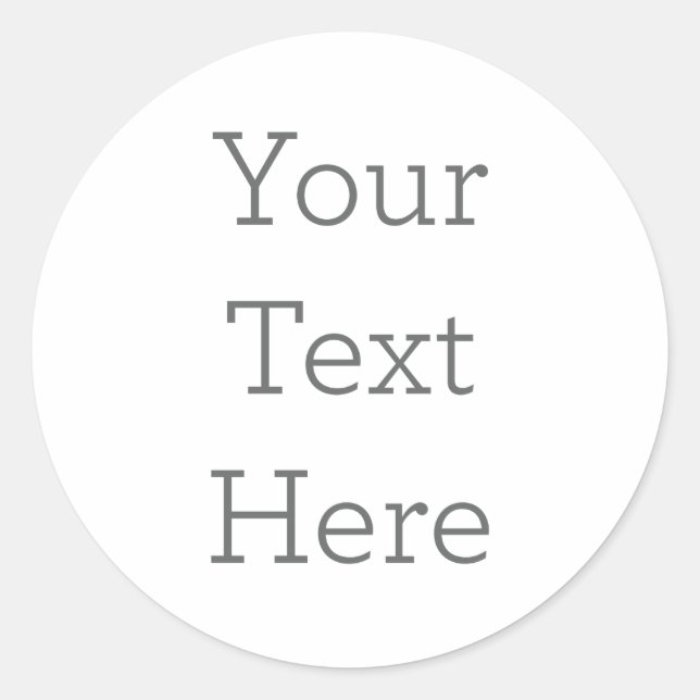 Create Your Own Text Sticker (Front)