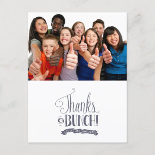 Create your own thank you card Thanks a bunch