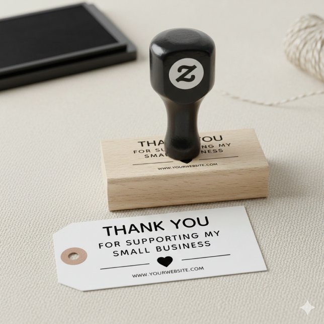 Create Your Own Thank You Supporting Rubber Stamp (Creator Uploaded)