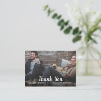 Create your own Thank you Wedding photo