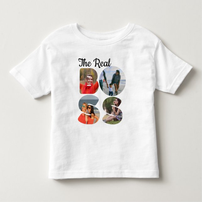 Create your own the boss photo matching couple toddler T-Shirt (Front)