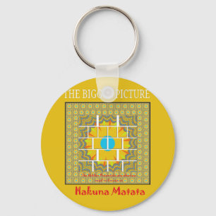 Create Your Own the colourful bigger picture Key Ring