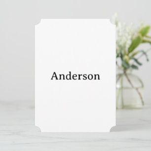 Create Your Own Ticket 5" x 7" Invitation