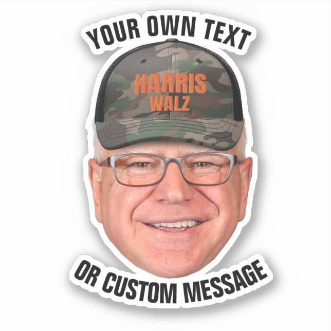 Create Your Own Tim Walz (Front)